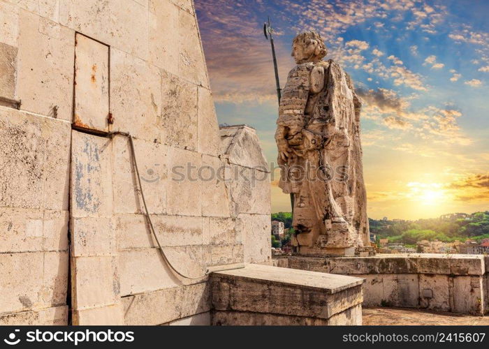 The Statue of the Apostoles on the Dome of the Papal Basilica of St Peter in Vatican.. The Statue of the Apostoles on the Dome of the Papal Basilica of St Peter in Vatican