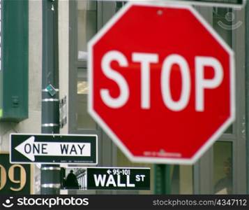the stock exchange of new york (america) is on wall street.