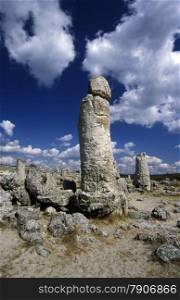 the stone forest near the city of Varna on the Blacksea in Bulgaria in east Europe.. EUROPE BULGARIA VARNA