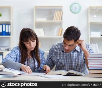 The students sitting and studying in classroom college. Students sitting and studying in classroom college