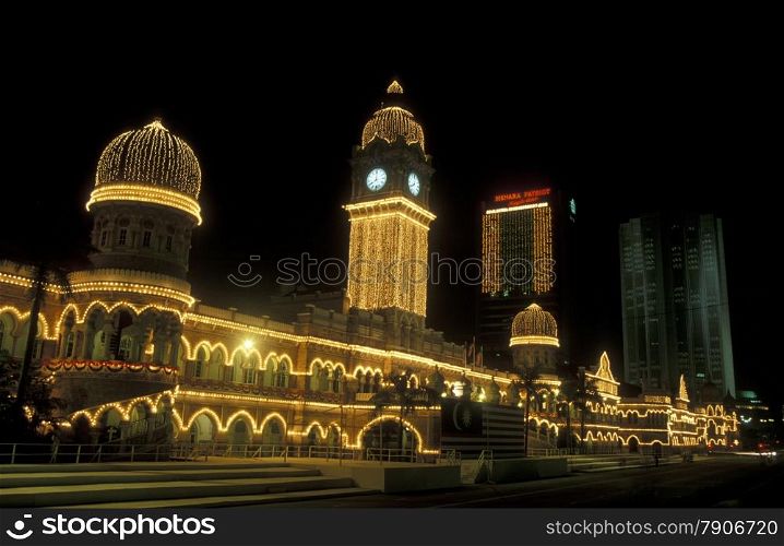 The Sultan Abdul Samad Palace at the Merdeka Square in the city of Kuala Lumpur in Malaysia in southeastasia.. ASIA MALAYSIA KUALA LUMPUR