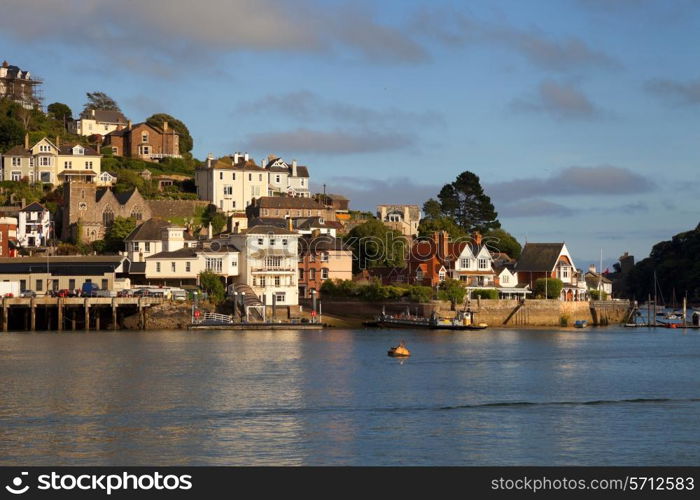 The sun setting over Dartmouth, Devon, England.