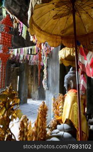 The Temple of Banteay Kdei in the Temple City of Angkor near the City of Siem Riep in the west of Cambodia.. ASIA CAMBODIA ANGKOR BANTEAY KDEI