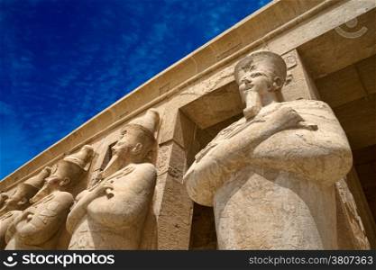 The temple of Hatshepsut near Luxor in Egypt