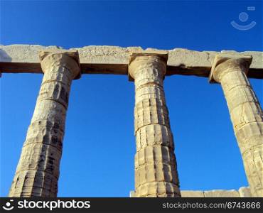 The temple of Poseidon in Sounio a?? Greece