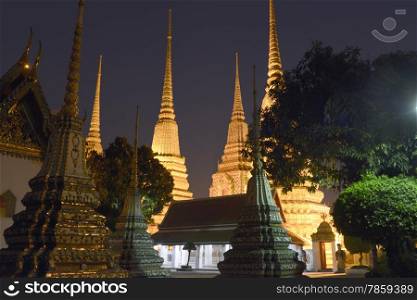 the temple of Wat Pho in the city of Bangkok in Thailand in Southeastasia.. ASIA THAILAND BANGKOK WAT PHO