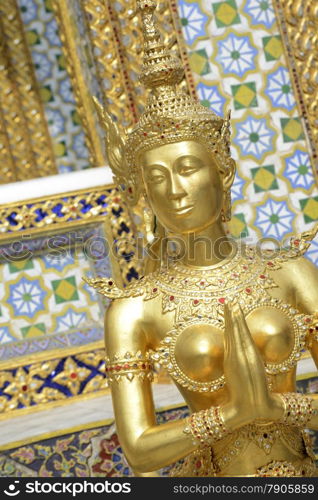 the temple of Wat Phra Kaew in the city of Bangkok in Thailand in Southeastasia.. ASIA THAILAND BANGKOK WAT PHRA KAEW