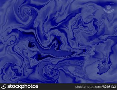 The texture of blue liquid marble. Blue shiny pattern with natural stone texture. Design of backgrounds, banners, flyers, invitations, postcards, packaging.  Blue marble pattern with natural stone texture