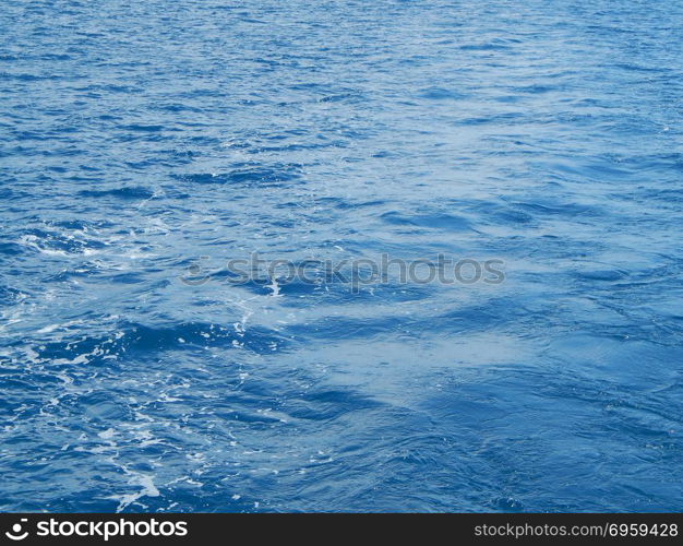 The texture of the Aegean Sea water