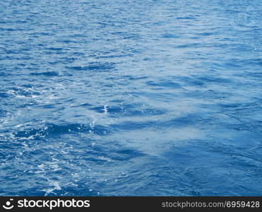 The texture of the Aegean Sea water