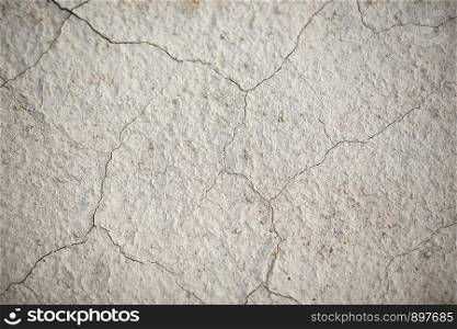 the texture of the earth in cracks. A textural, close-up image of sandy desert ground cracked by the heat and lack of water.