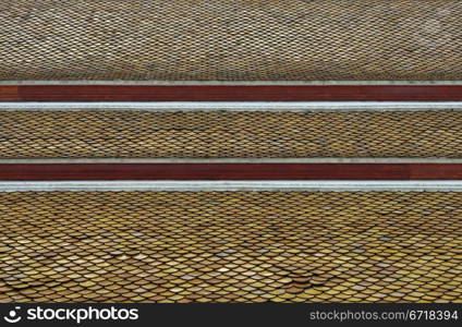 the textured a background from a tile roof