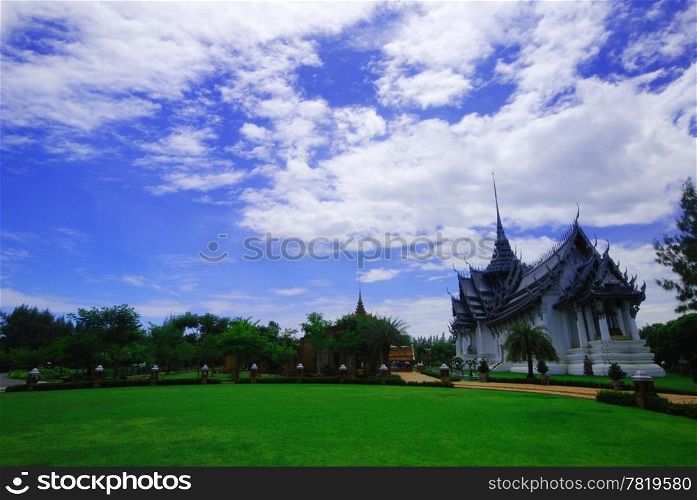 The Thai Temple beautiful in the Thailand.