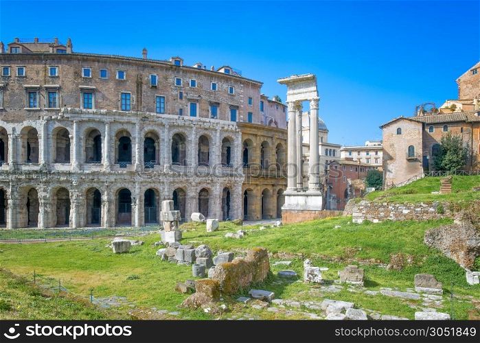 The theater of Marcellus Rome - Italy