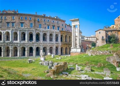 The theater of Marcellus Rome - Italy