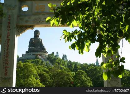 The Tian Tan Buddha, Lantau Island, Hong Kong.