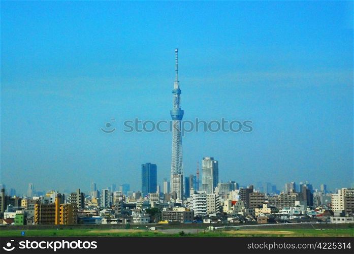 The Tokyo Sky tree in the Tokyo city Japan.