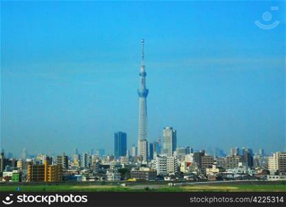 The Tokyo Sky tree in the Tokyo city Japan.