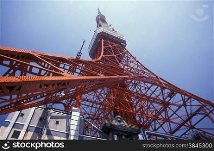 the tokyo tower in the City centre of Tokyo in Japan in Asia,&#xA;&#xA;&#xA;&#xA;