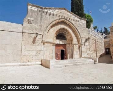 The Tomb of Mary. This is regarded to be the burial place of Mary, Mother of Jesus. Jerusalem, Israel.