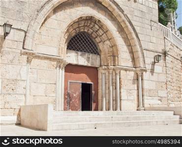 The Tomb of Mary. This is regarded to be the burial place of Mary, Mother of Jesus. Jerusalem, Israel.