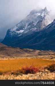 The Torres del Paine National Park in the south of Chile is one of the most beautiful mountain ranges in the world.