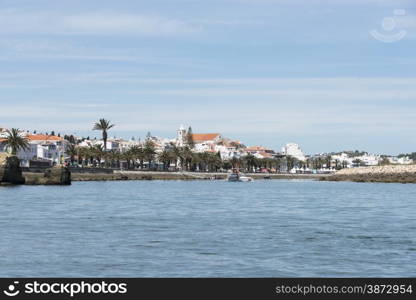 the town lagos in the algarve Portugal