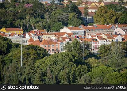 The Town of Belem near the City of Lisbon in Portugal. Portugal, Lisbon, October, 2021