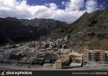 the Town of Ribeira Grande on the Island of Santo Antao in Cape Berde in the Atlantic Ocean in Africa.. AFRICA CAPE VERDE SANTO ANTAO