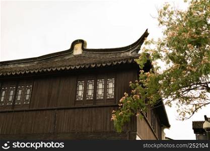 The traditional Chinese house in old town Shanghai, China