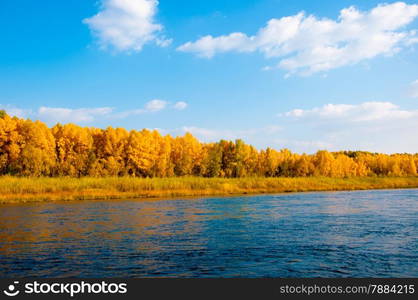 The Ural River is a natural border between Europe and Asia