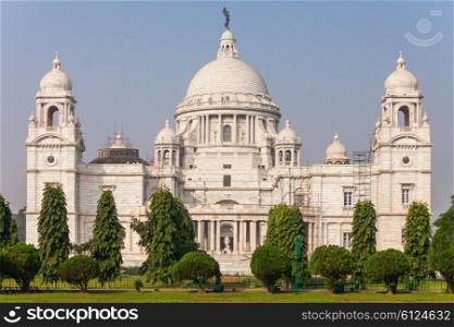The Victoria Memorial is a british building, located in Kolkata, West Bengal in India