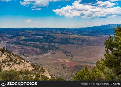 The view from the Canyon Overlook in Dinosaur National Monument, Colorado