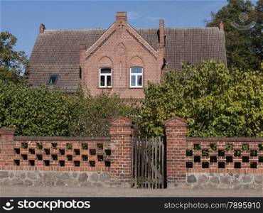 The village Lichterfelde is located near Eberswalde in Brandenburg, northeast of Berlin. - here: manse