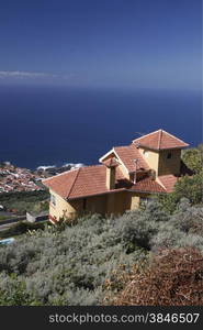 the village of Tacoronte on the Island of Tenerife on the Islands of Canary Islands of Spain in the Atlantic. . SPAIN CANARY ISLAND TENERIFE