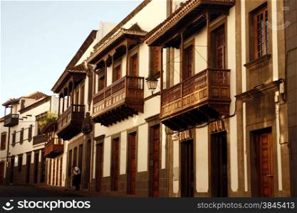 the Village of Teror in the Mountains of central Gran Canay on the Canary Island of Spain in the Atlantic ocean.. EUROPE CANARY ISLAND GRAN CANARY