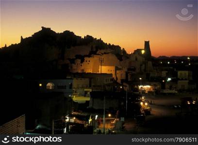 the village of the oasia of siwa in the sahara desert in Egypt in North Africa. . AFRICA EGYPT CAIRO SAHARA SIWA
