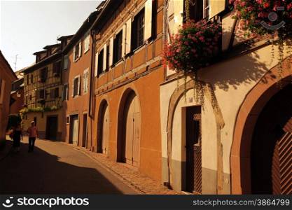 the Village of Turckheim in the province of Alsace in France in Europe. EUROPE FRANCE ALSACE