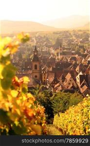 the Village of Turckheim in the province of Alsace in France in Europe. EUROPE FRANCE ALSACE