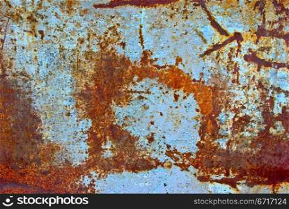 The vintag colored grunge iron textured background