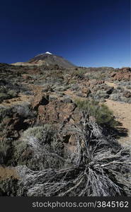 The Volcano Teide on the Island of Tenerife on the Islands of Canary Islands of Spain in the Atlantic. . SPAIN CANARY ISLAND TENERIFE