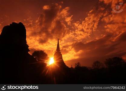 the Wat Chang Lom at the Si Satchanalai-Chaliang Historical Park in the Provinz Sukhothai in the north of Bangkok in Thailand, Southeastasia.
