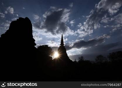 the Wat Chang Lom at the Si Satchanalai-Chaliang Historical Park in the Provinz Sukhothai in the north of Bangkok in Thailand, Southeastasia.