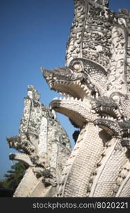 the Wat chedi Luang in the city of Chiang Mai in North Thailand in Thailand in southeastasia.. ASIA THAILAND CHIANG WAT CHEDI LUANG