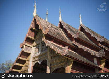 the Wat chedi Luang in the city of Chiang Mai in North Thailand in Thailand in southeastasia.. ASIA THAILAND CHIANG WAT CHEDI LUANG