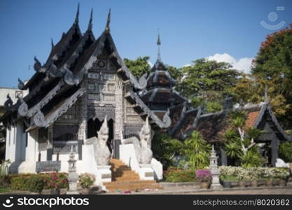 the Wat chedi Luang in the city of Chiang Mai in North Thailand in Thailand in southeastasia.. ASIA THAILAND CHIANG WAT CHEDI LUANG