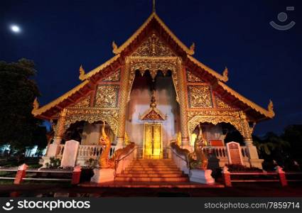 the Wat Phra Sing Temple in the city of chiang mai in the north of Thailand in Southeastasia. &#xA;&#xA;&#xA;