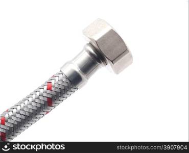 the water hose on a white background