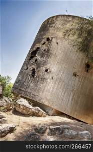 The water tower of Yad Mordechai is a historic landmark of the 1948 war after it was shelled by the Egyptian Army.