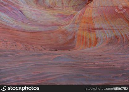 The Wave, Arizona, Vermillion Cliffs, Paria Canyon State Park in the USA. Amazing natural background